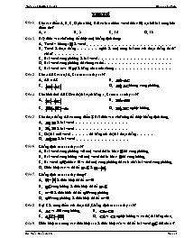 Trắc nghiệm Hình học10