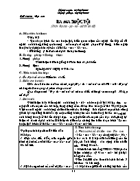 Giáo án Ngữ văn lớp 10 tiết 17, 18 Đọc văn Ra Ma buộc tội (trích ra Ma - Ya - na - sử thi Ấn Độ)