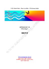 Bài tập Hình học 10 chương 1: Vectơ