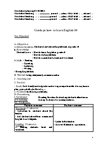 Guide ps how to learn English 10